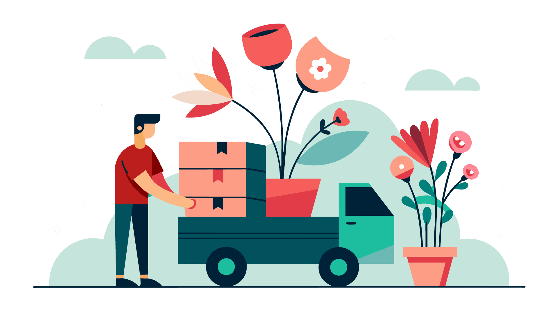 Service de livraison pour fleuriste à Montréal